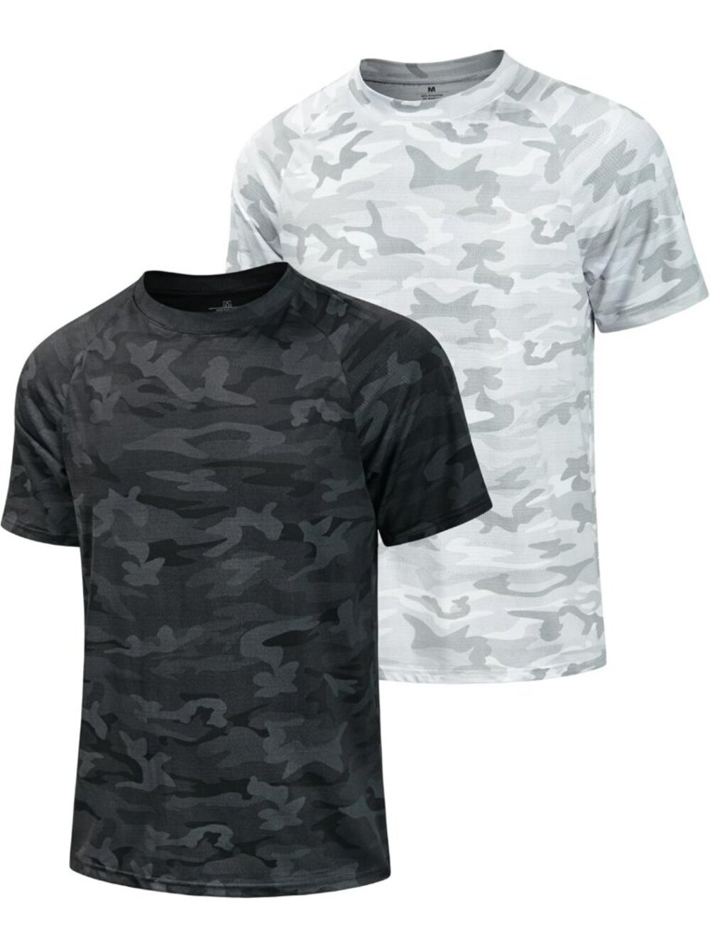 Men's Camo Long Sleeve Athletic Shirt - Quick Dry, Lightweight, Sun Protection